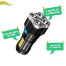 Lanterna Tatica Recarregavel Mais Forte Do Mundo Sitio Led A188