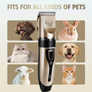 Kit Aparador de Pêlos Elétrico Pet Precision Clippers, Perfeito para Higiene Profissional em Casa, Ideal para Cães e Gatos