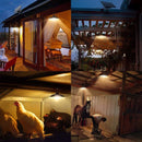 Lustre Solar LED Duplo com Controle Remoto e IP65