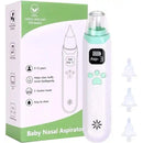 Aspirador nasal para bebês e crianças pequenas, lavadora nasal elétrica para bebês recém-nascidos e crianças, ferramenta de limpeza de muco nasal