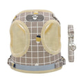 Conjunto de arnês e coleira para cães de estimação, segurança reflexiva, para cães pequenos e médios, colete, cinta peitoral para cachorros, acessórios para animais de estimação