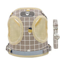 Conjunto de arnês e coleira para cães de estimação, segurança reflexiva, para cães pequenos e médios, colete, cinta peitoral para cachorros, acessórios para animais de estimação
