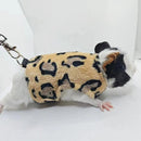 2 pçs/set lagarto trela roupas sem mangas fivela ajuste réptil barbudo dragão colete topo pequenos animais de pelúcia trela roupas