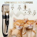 Kit Aparador de Pêlos Elétrico Pet Precision Clippers, Perfeito para Higiene Profissional em Casa, Ideal para Cães e Gatos