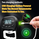 Dinamômetro digital de mão, treinador de força de aperto, testador eletrônico, tela lcd usb, exercício, casa, escola, testador de aderência