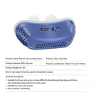 Ruído elétrico e dispositivo anti-ronco, Micro azul e branco, Smart Sleep Apnea Stop, Ronco Aid, Stopper, Smart EMS Pulse Sound