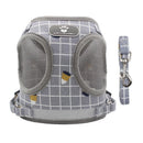 Conjunto de arnês e coleira para cães de estimação, segurança reflexiva, para cães pequenos e médios, colete, cinta peitoral para cachorros, acessórios para animais de estimação