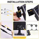 Solar Pendant Light com controle remoto, lâmpada ao ar livre, poder impermeável, jardim candelabro, interior quintal galpão celeiro LED, 2 cabeça, 1