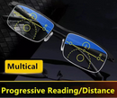 Vidros progressivos Multifocais da leitura para óculos do computador do escritório do negócio, anti lente presbiopic clara azul