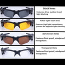 Óculos polarizados condução, Wireless Bluetooth 4.1, Riding Eyes Óculos, Colorful Sun Lens, Telefone