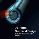 Bladaless Pendurado Pescoço Ventilador Mãos Livres USB Mini Ventilador De Verão Viajando Esportes Ao Ar Livre Ventiladores Portátil Recarregável Cabeça Ventilador