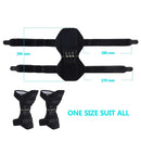 1 par de almofadas estabilizadoras de joelho de potência de atualização 2025, 3 molas poderosas joelheiras para homens e mulheres, suporte respirável para agachamentos