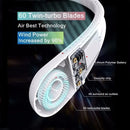 Bladaless Pendurado Pescoço Ventilador Mãos Livres USB Mini Ventilador De Verão Viajando Esportes Ao Ar Livre Ventiladores Portátil Recarregável Cabeça Ventilador