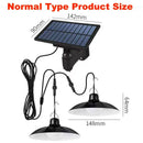 Lustre Solar LED Duplo com Controle Remoto e IP65