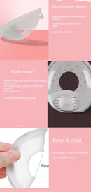 Coletor de leite materno de silicone com escala wearable anti derramamento almofadas de mama protetor de dor de mamilo maternidade amamentação