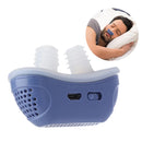 Ruído elétrico e dispositivo anti-ronco, Micro azul e branco, Smart Sleep Apnea Stop, Ronco Aid, Stopper, Smart EMS Pulse Sound