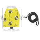 2 pçs/set lagarto trela roupas sem mangas fivela ajuste réptil barbudo dragão colete topo pequenos animais de pelúcia trela roupas