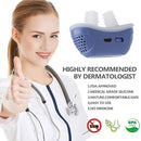 Ruído elétrico e dispositivo anti-ronco, Micro azul e branco, Smart Sleep Apnea Stop, Ronco Aid, Stopper, Smart EMS Pulse Sound