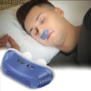 Ruído elétrico e dispositivo anti-ronco, Micro azul e branco, Smart Sleep Apnea Stop, Ronco Aid, Stopper, Smart EMS Pulse Sound