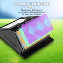Lâmpada de parede solar LED com sensores de movimento PIR, luz impermeável, iluminação exterior, decoração do pátio, jardim, cerca, Path Lights, moderno