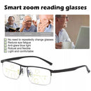 Vidros progressivos Multifocais da leitura para óculos do computador do escritório do negócio, anti lente presbiopic clara azul