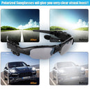Óculos polarizados condução, Wireless Bluetooth 4.1, Riding Eyes Óculos, Colorful Sun Lens, Telefone