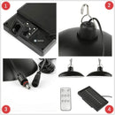 Lustre Solar LED Duplo com Controle Remoto e IP65