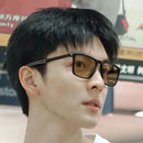 Óculos fotocromáticos anti-luz azul, ultraleve, para miopia, negócios masculinos, visão próxima, esportes ao ar livre, mudança de cor