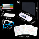 3d bloco de desenho mágico led luz colorido espaço oceano dinossauro pintura placa crianças brinquedos educativos crescer playmates presente criativo