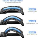 Multi-Nível Ajustável Massageador de Terapia Magnética, Maca Traseira, Cintura, Pescoço, Aptidão, Lombar, Suporte Coluna Cervical, Alívio da Dor