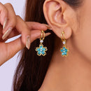 Um Par Roxo Água Gota Cristal Longo Borla Brincos para As Mulheres Moda Luz Luxo Pingente Brincos Festa de Casamento Presente Da Jóia