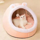 Novo conforto de sono profundo no inverno cama de gato iittle esteira cesta pequena casa do cão produtos animais de estimação tenda aconchegante caverna ninho interior cama gato