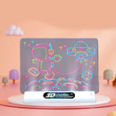 3d bloco de desenho mágico led luz colorido espaço oceano dinossauro pintura placa crianças brinquedos educativos crescer playmates presente criativo