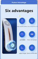 Bladaless Pendurado Pescoço Ventilador Mãos Livres USB Mini Ventilador De Verão Viajando Esportes Ao Ar Livre Ventiladores Portátil Recarregável Cabeça Ventilador