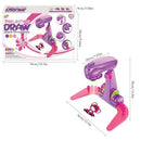 Prancheta de projeção multifuncional para crianças, Brinquedos para crianças, Desenho projetor brinquedos, Puzzle, Graffiti