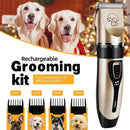 Kit Aparador de Pêlos Elétrico Pet Precision Clippers, Perfeito para Higiene Profissional em Casa, Ideal para Cães e Gatos