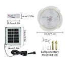 Luminária Solar de Teto LED IP65 para Jardim