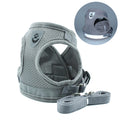 Conjunto de arnês e coleira para cães de estimação, segurança reflexiva, para cães pequenos e médios, colete, cinta peitoral para cachorros, acessórios para animais de estimação