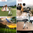 Tripé altura ajustavel Universal Portátil Profissional Telescópico Para Câmera Gopro Celular Smartphone Fotografia Vídeos 3110